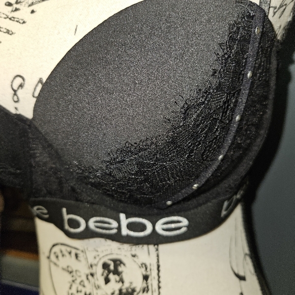 Bebe Womans Black Bra Size 36D - Picture 2 of 12